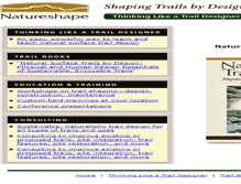 Tablet Screenshot of natureshape.com